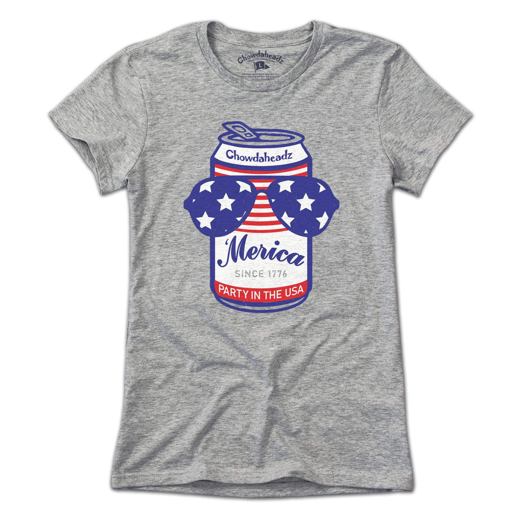 Patriotic Beer Can USA T-Shirt