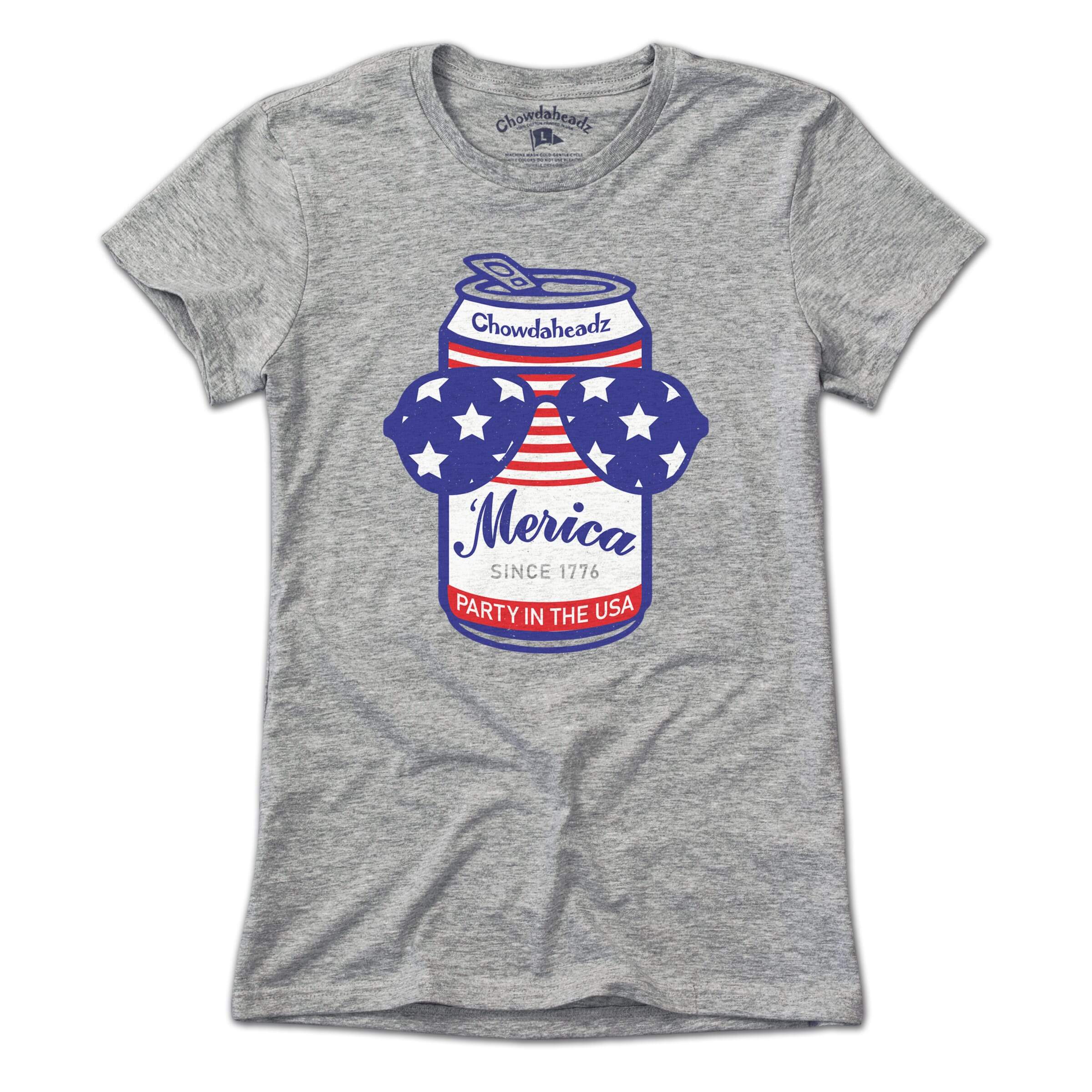 Patriotic Beer Can USA T-Shirt